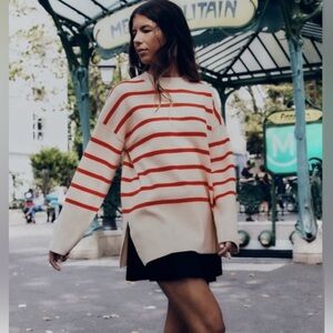 ZARA Striped Sweater
